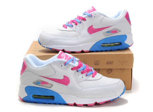 Nike Air Max Shoes Womens White/Pink/Blue Online